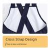 Waterproof Household Work Apron X-Back Dishwashing Cleaning Apron Waiter Sleeveless Apron  BBQ