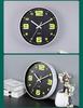12-Inch Silent Luminous Quartz Wall Clock - Plastic, Creative Design, Popular Item