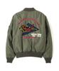 AVIREX WASHED MA-1 FLYING TIGERS Jacket Men's 2XL 401 Sage 783-5252012