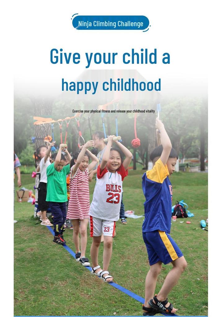 Outdoor Climbing Toys & Swings for Sensory Training and Balance