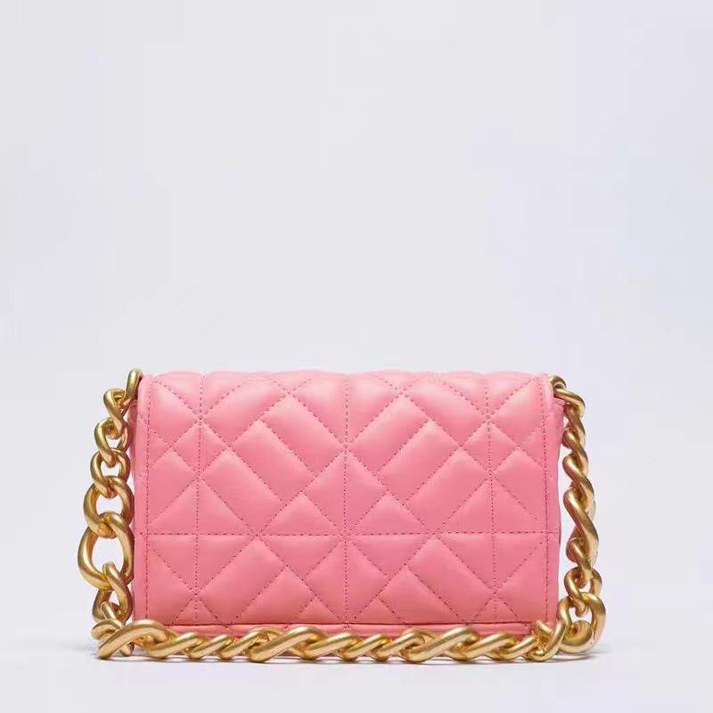 Z's 2024 Diamond Quilted Chain Bag – Stylish Embroidered Shoulder Bag
