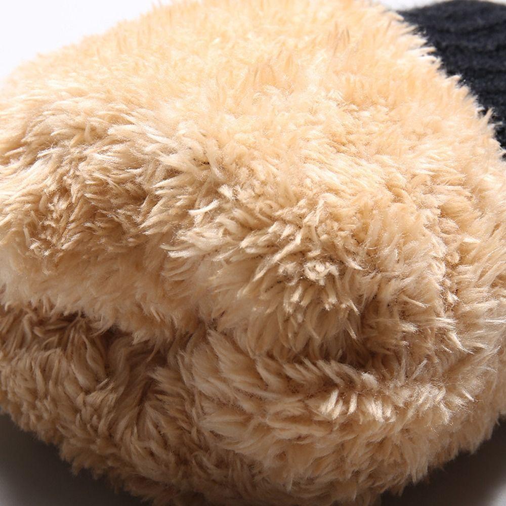 Double Layer Driving Gloves Thickened Plush Warm Gloves High Quality Mittens  Women