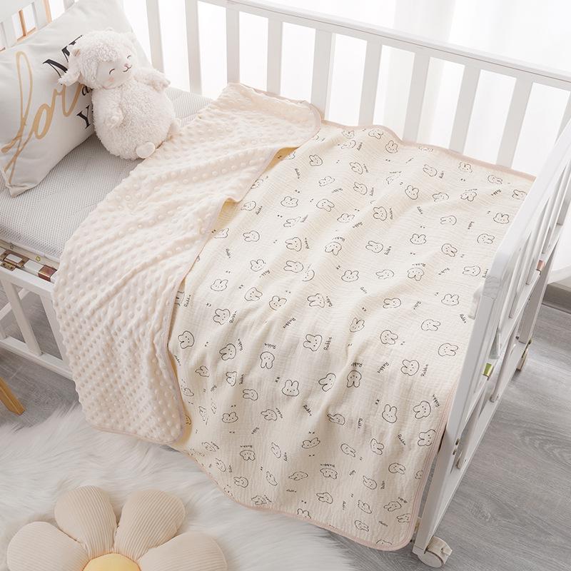 

Детское марлевое одеяло: Мягкое одеяло для новорожденных Comfort & Hug 100x100 cm