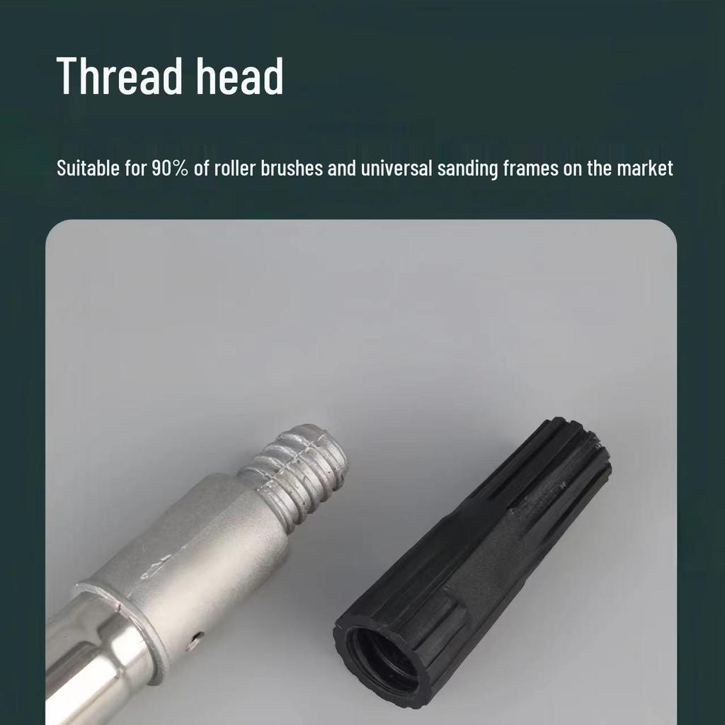 Teleskopischer Latexfarbenroller - Innenwand-Malerwerkzeug aus Wolle