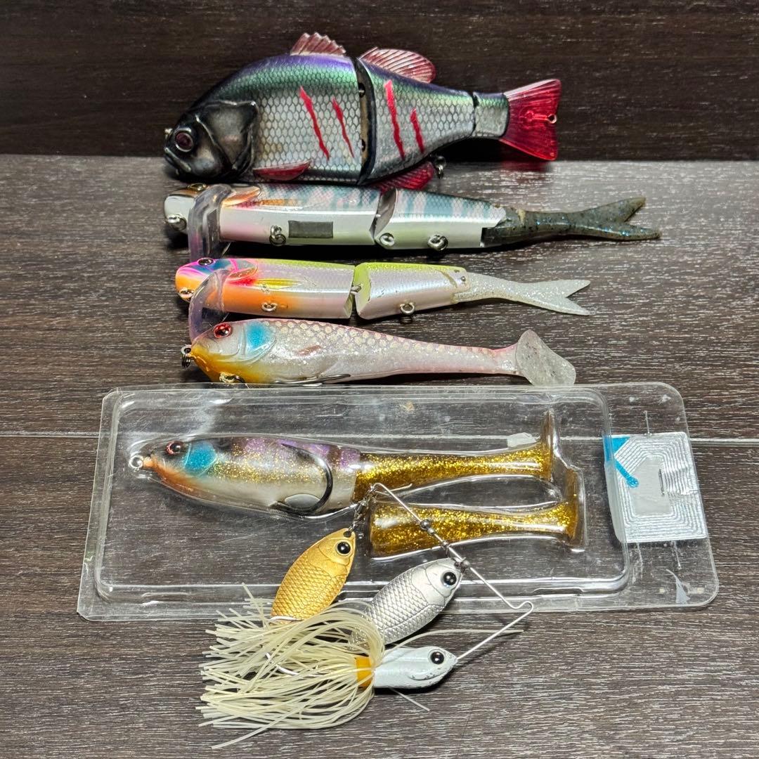 Used Jackal Big Bait Lure Set of 5 with bonus