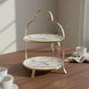 Cake Stand Light Luxury Dishwasher Dessert Holder for Afternoon Tea,