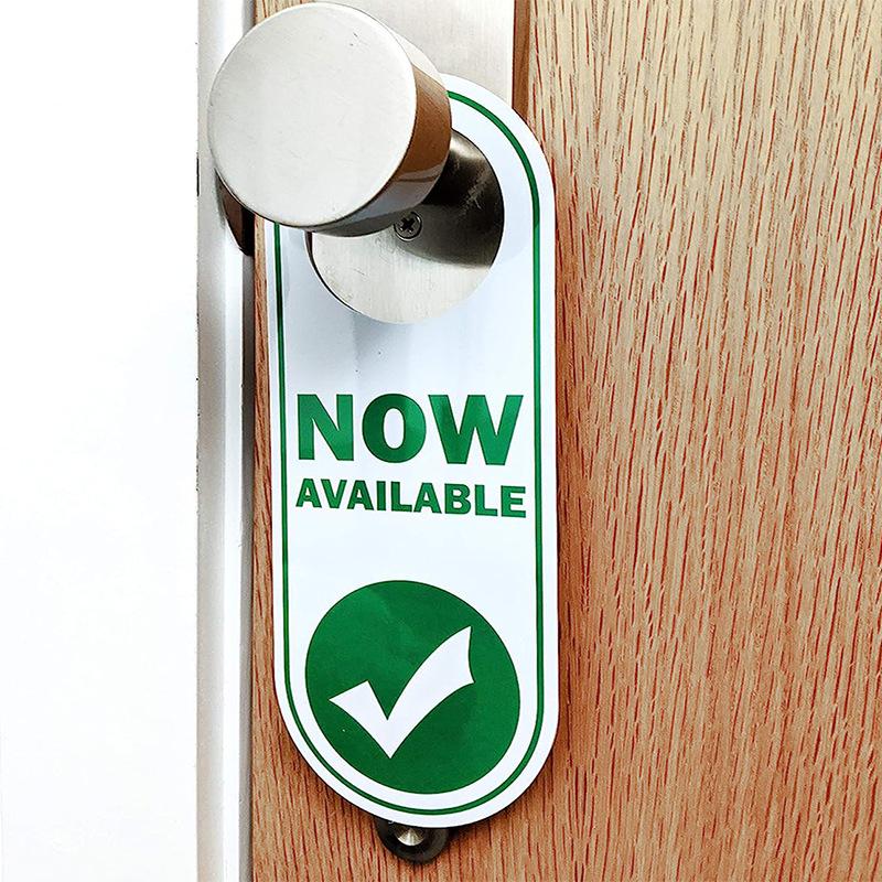 Kreatives PVC Doppelseitiges "Bitte nicht stören" Büro Türschild