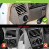 Real Soft Carbon Fiber Sticker For Mercedes Benz SL R129 1990-1994 1995 1996 1997 1998 1999 2000 2001 2002 Car Side Air Vents
