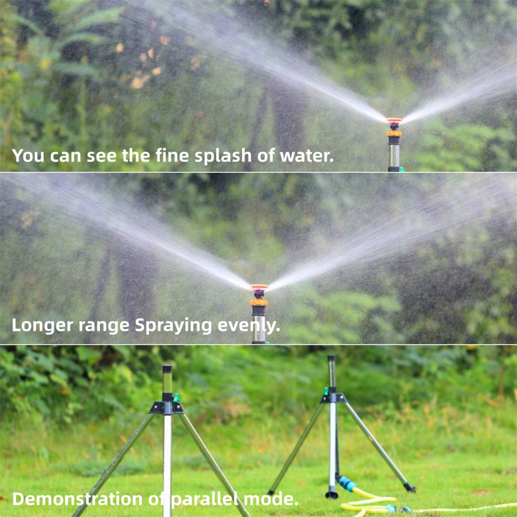 360 Degree Rotating Jet Sprinkler Nozzle 1/2" Male Thread Garden Lawn Farmland Irrigation and Watering Sprinkler Head 1/5/10Pcs