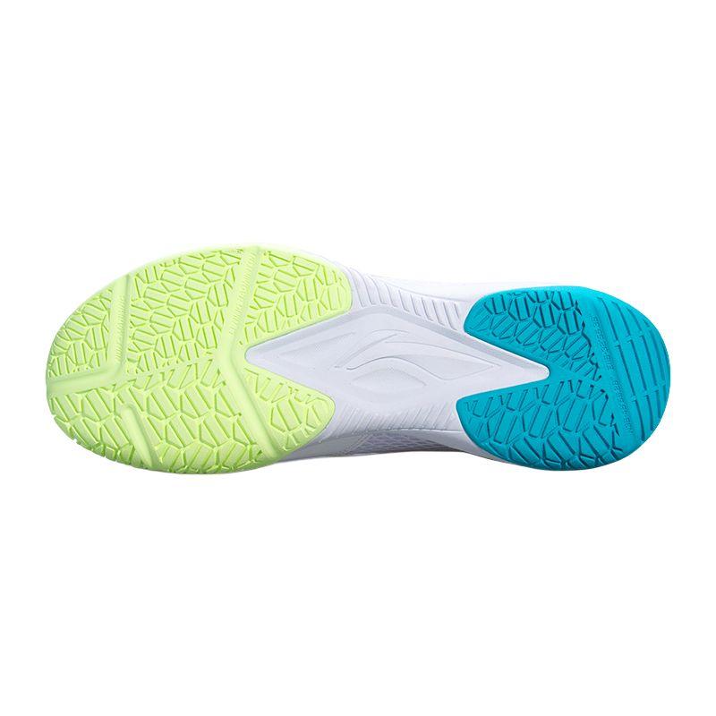New LiNing Cushioning, Slip Resistant, And Abrasion Resistant Low Top Badminton Shoes Unisex White AYTS020-9