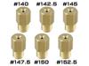 Shift Up 800002-MA-10 Motorcycle Goods Carburetor Main Jet Set MIKUNI Hexagon Large VM26 6x11.5 Angle