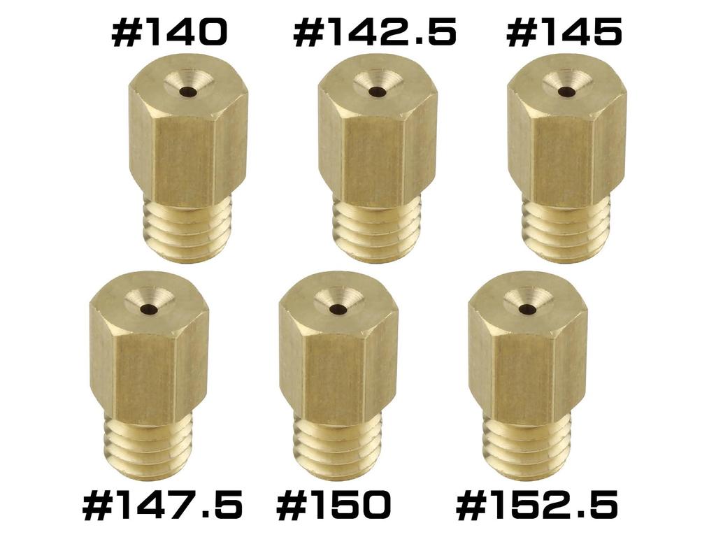 Shift Up 800002-MA-10 Motorcycle Goods Carburetor Main Jet Set MIKUNI Hexagon Large VM26 6x11.5 Angle