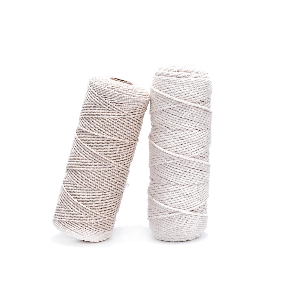 1/2/3/4/5/6mm Cotton Twisted Cord Rope Artisan Macrame String DIY Crafts 1/2/3/4/5/6mm Cotton Twisted Cord Rope Artisan Macrame String DIY Crafts