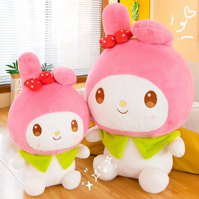 50/60cm Big Size Kawaii  Strawberry  Plush Toys Soft Stuffed Dolls Pillow Girly Home Decor Birthday Gift for Kids