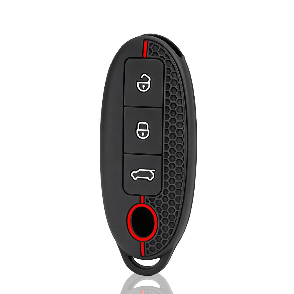New Silicone Car Key Case Cover Shell For Dongfeng Nammi 01New Engery High Level Car Keychain Protective Accessories