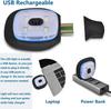 USB Rechargeable LED Knitted Beanie Hat with 4 Headlamps for Night Fishing Camping Hiking Outdoor Winter Warm Lighted Cap