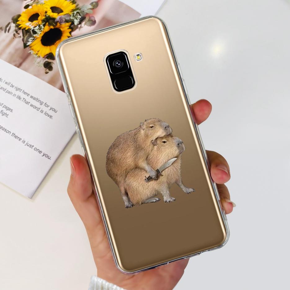For Samsung Galaxy A8 2018 Case SM-A530F New Fashion Painted Cover Soft Silicone Phone Case For Samsung A8 Plus A8+ A730F Bumper