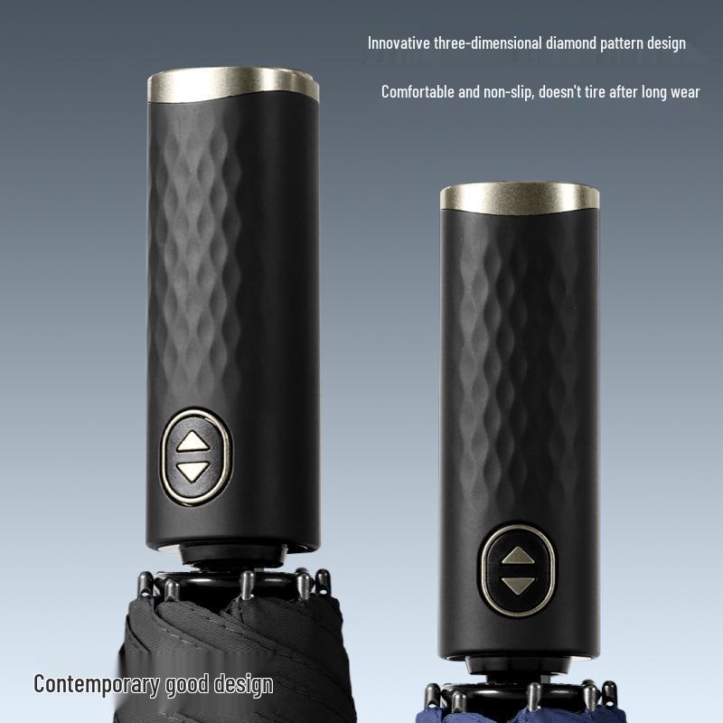 Large Memory Foldable Automatic Umbrella for All Weather
