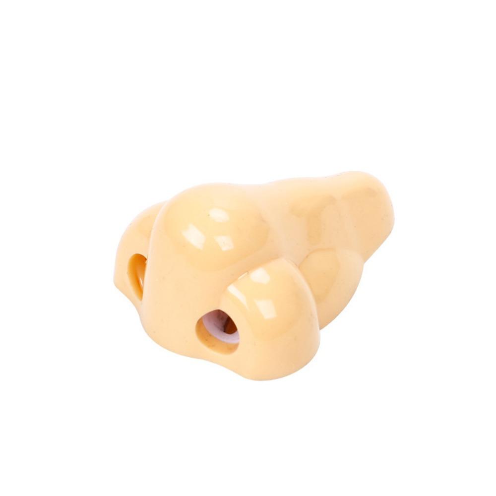 

Novelty Double Hole Sharpener Simulation Student Stationery Classroom Gifts and Prizes Yellow