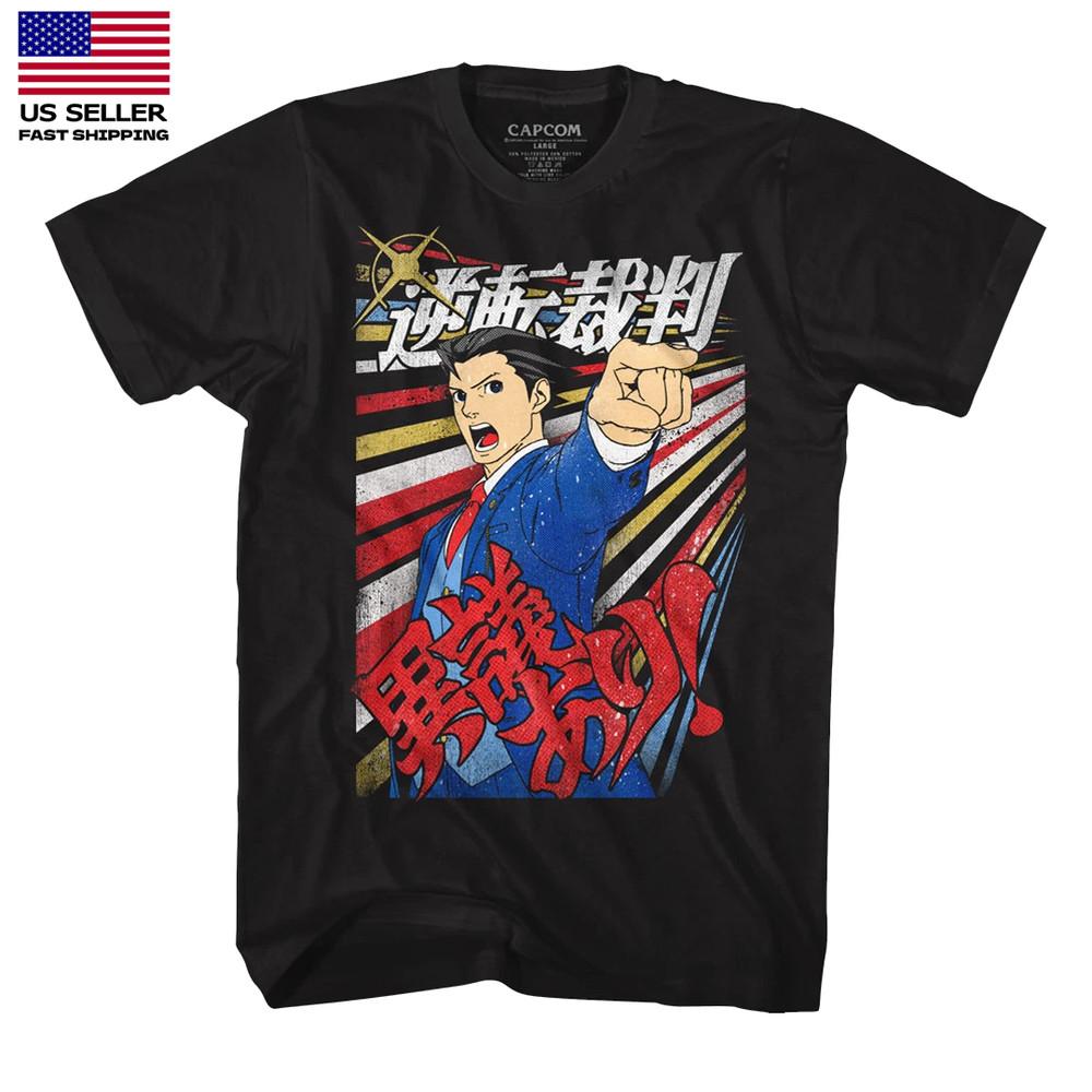 New Apparel Ace Attorney Igiari Black Adult Unisex T-Shirt L