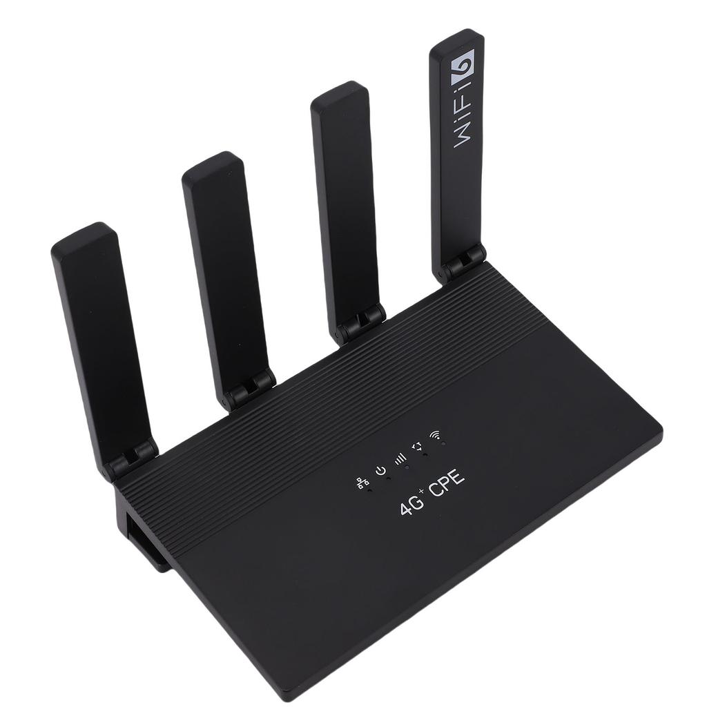 4G LTE WiFi 6 Router 300Mbps Type C CPE Wireless Router Mobile Hotspot with 4 Antenna SIM Card Slot for Europe Asia