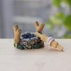 Mini Landscape Lighthouse Ancient Well Mini Tower Chinese Small Ornaments Retro Resin Home Decoration Small Ornaments