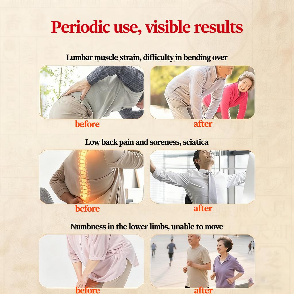 Lumbar Spine Stickers Self-heating Medical Relieve & Inflammation Pain Instantly Patch Back Pain Bone Pain,middle-aged and Elderly People