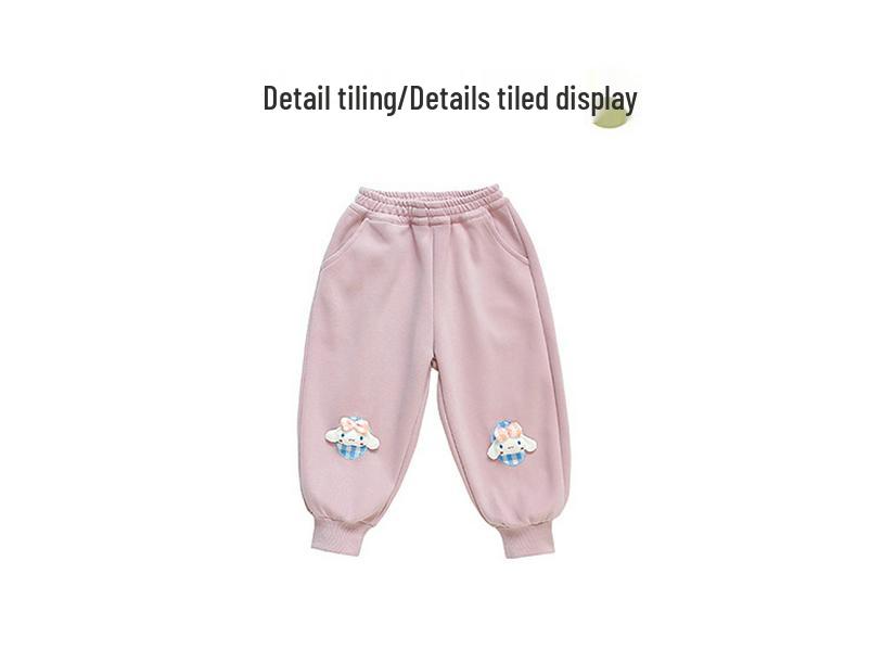 2025 New Girls' Casual Long Pants - Spring/Fall Toddler Sports Sweatpants