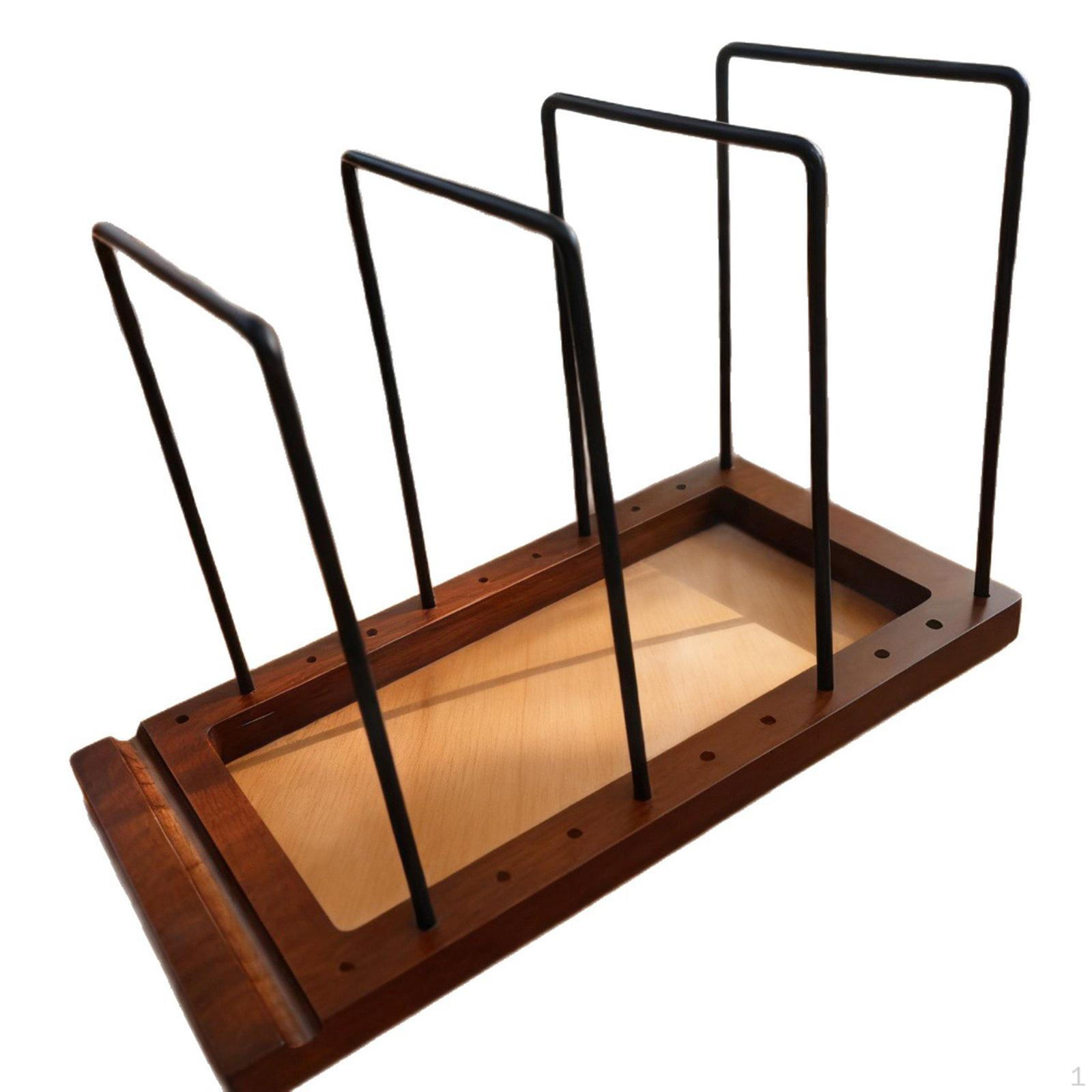 

Vinyl Record Storage Holder Organizer for Records Easy to Assemble Anti Slip Sturdy Display