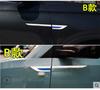 Universal 4Pcs Stainless Steel Car Side Body Fender Trims Decoration Mirror polishing