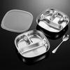 HUIHUADU 304 Stainless Steel Divided Plate for Kids