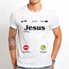 Jesus Is Calling you funny tričko pánské letní bílé cool hipster Christ gift