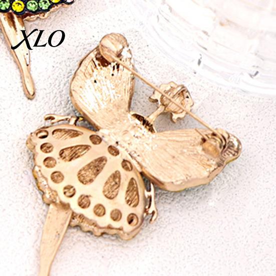 Shirt Accessory Sparkling Rhinstone Ballet Fairy Brooch, Winged Dancer Girl Alloy Lapel Metal Bag Pin Pin, Women Jewelry Accessories for Suit