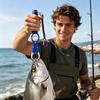 Aluminum Alloy Fish Gripper with Weight Scale Fish Mouth Lip Grabber Fish Control Clamp Pliers Catcher Tong Fishing Accessories