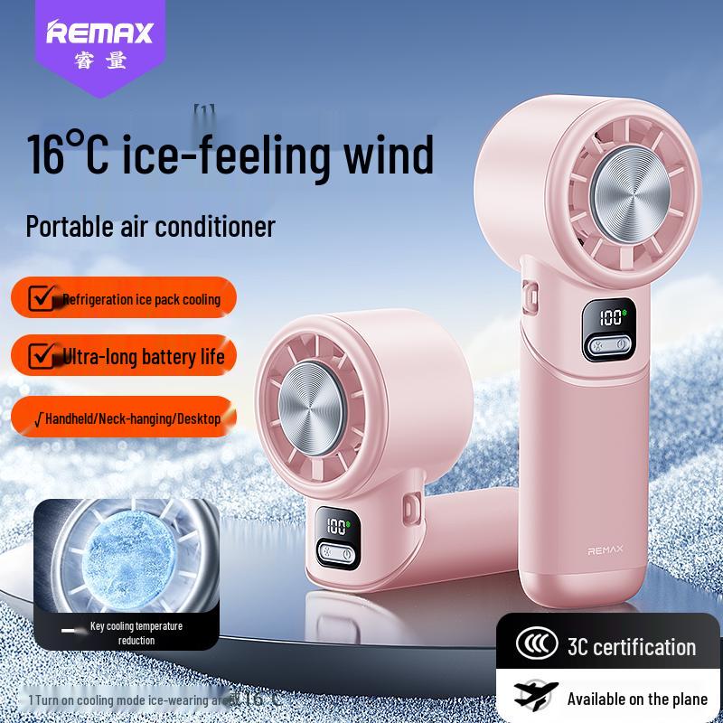 Remax 180° Rotating Portable Cooling Fan One Size