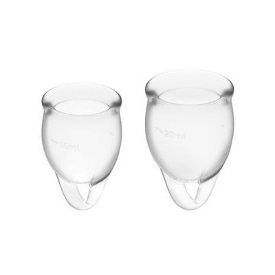 Set de copa menstrual Satisfyer Feel Confident Transparente