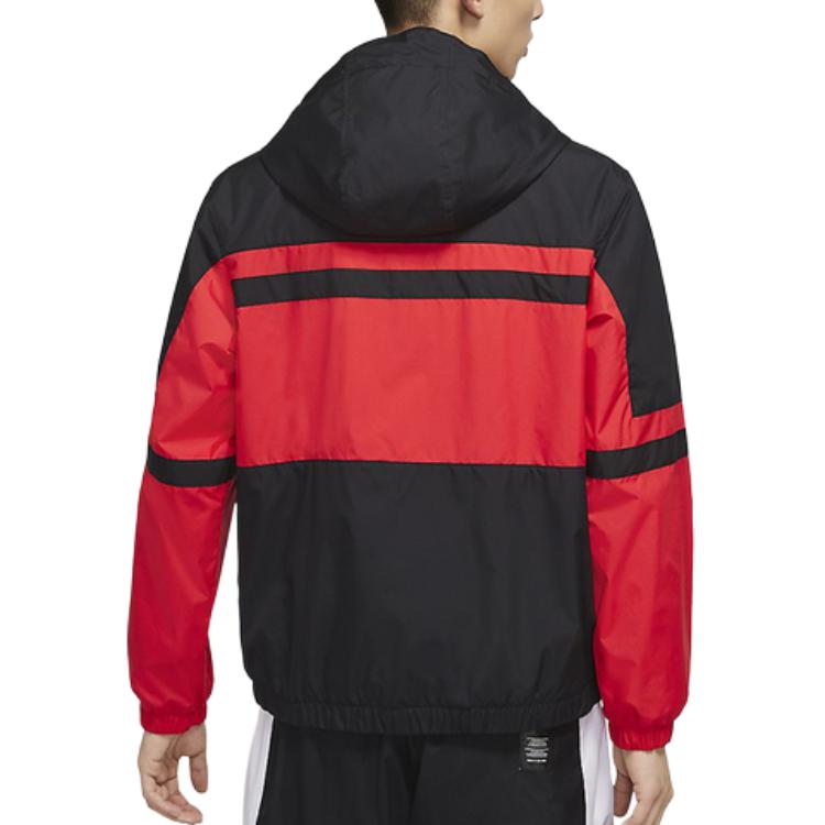 Nike Jachetă țesătă cu jumătate de fermoar Air Jachete pentru bărbați Roșu CJ4835-657