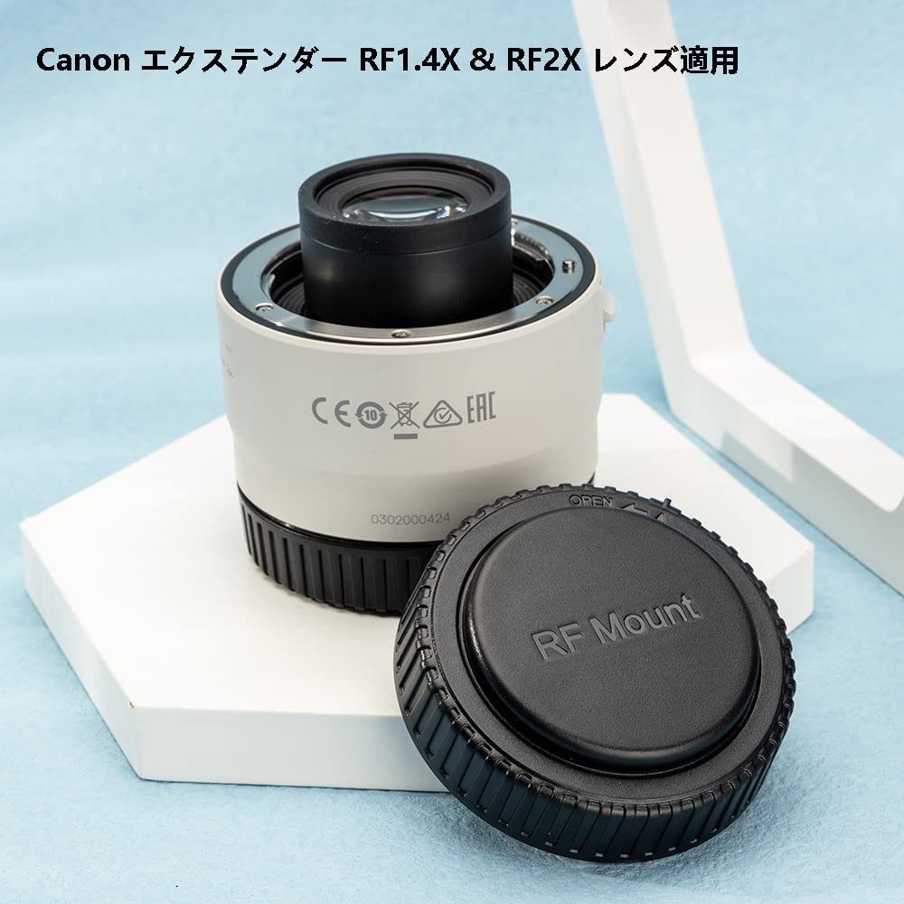 Pack of 2 JJC Lens Caps for Canon Extender Compatible with Canon RF2X Extender RF Compatible Lenses, EXT. RF1.4X & EXT. Lenses,