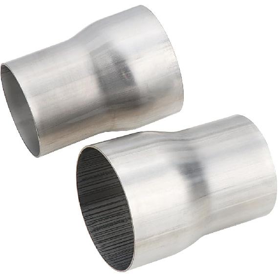 A-KARCK Exhaust Adapter Connector 2.5" ID to 3" OD, Exhaust Pipe Reducer 304 Stainless Steel, 4" Overall Length 2 PACK