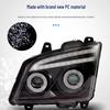 Jiefang JH6 LED Headlight Assembly: Super Bright Dual Lens with Daytime Running Lights & Flowing Turn Signals