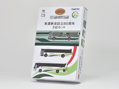 The Bus Collection Bus Collection Tono Railway 80th Anniversary 3-Car Set Diorama Supplies