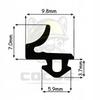 Seal for PVC windows S-835x VEKA BLACK 1m