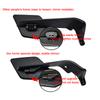 Espelhos de Motocicleta Winglets Stealth Espelho Grande Superfície de Espelho Asas Espelho 10mm/8mm Espelho Retrovisor de Motocicleta