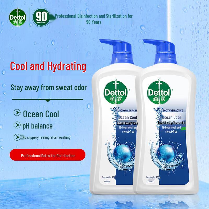 

Dettol Minty Cool Body Wash Family Pack