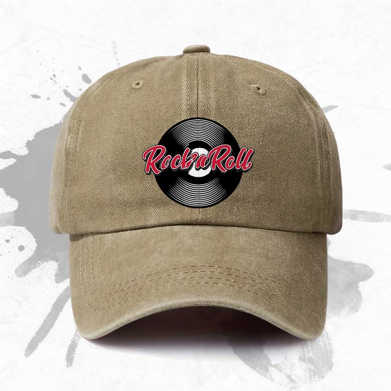 pc Adjustable Baseball Cap with a rock and Roll Theme Lightweight Printed Womens Hat rock Style Mens Trendy Cap an Id