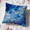 The Starry Sky Cushion Cover Premium Comfort Reversible Pillow Cove Two In One Design for Any Room  Car Interior