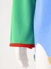 Unisex Circus Clown Costume Color Block Patchwork Clown Dress Hat Waistband Pants Halloween Performance Attire