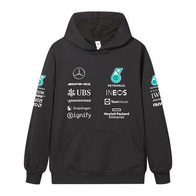 Combinaison de course F1 Hamilton George Russell à capuche Uniforme d'équipe