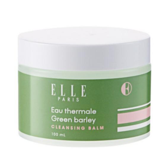 ELLE PARIS Eau Thermale Green Barley Cleansing Balm – Gentle Daily Makeup Remover 100ml