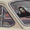 Halloween Horror Mask Male Balcony Glass Window Decoration Anti-static Window Stickers Without Glue